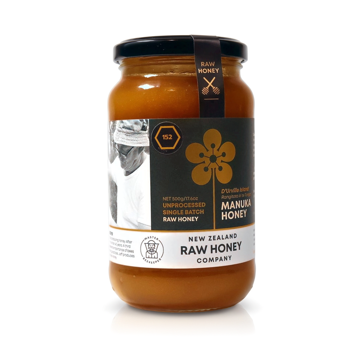 Manuka Honig 152, 500 g – Seitenansicht