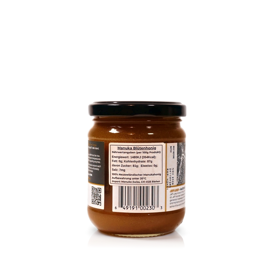 Manuka 265, 270 g – Rückseite