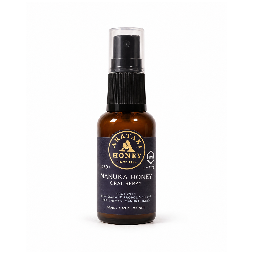 Arataki Manuka Honig und Propolis Mund- und Halsspray, 30 ml