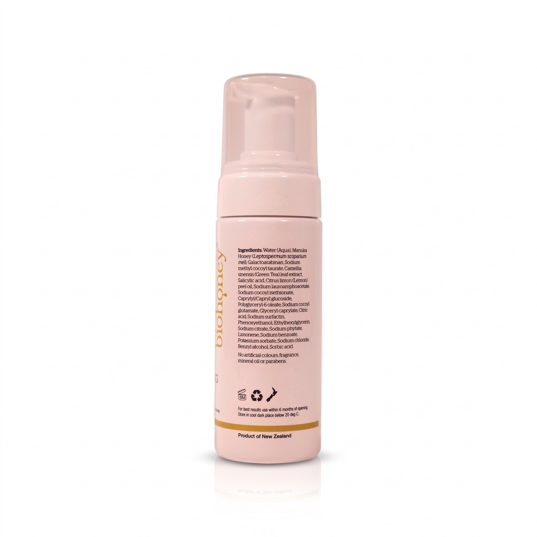 Acne Foaming Wash – Rückseite