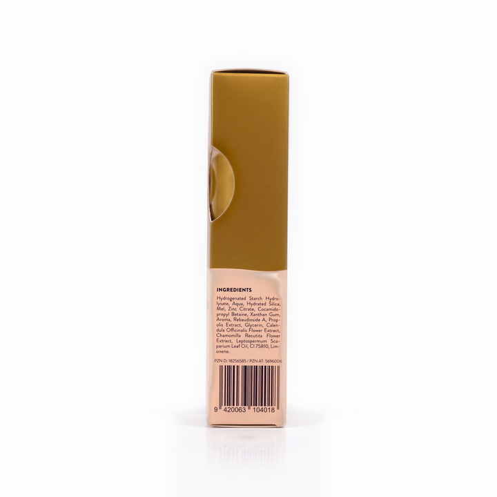 Manuka Health Zahnpasta mit Karton – Rückseite